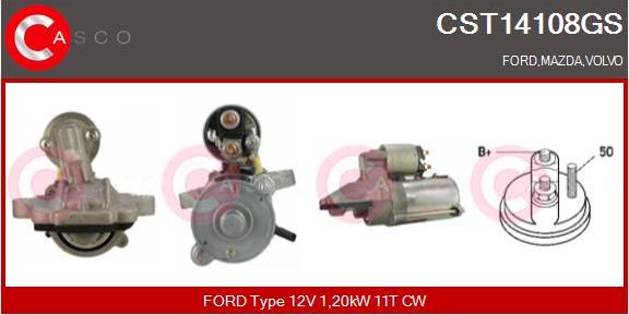 Casco CST14108GS - Starter car-mod.net