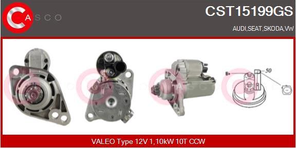 Casco CST15199GS - Starter car-mod.net