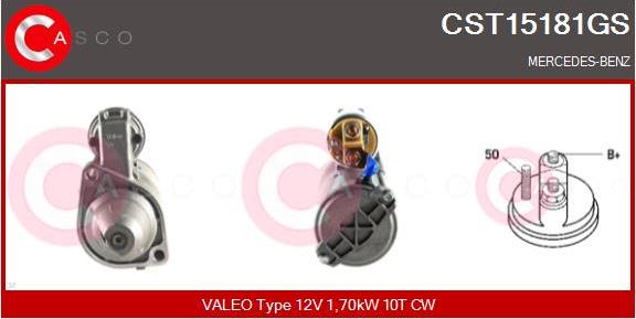 Casco CST15181GS - Starter car-mod.net