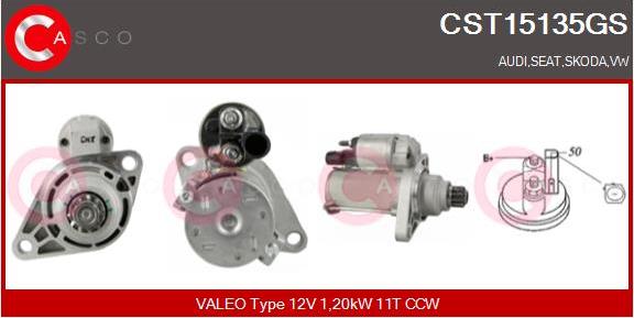Casco CST15135GS - Starter car-mod.net