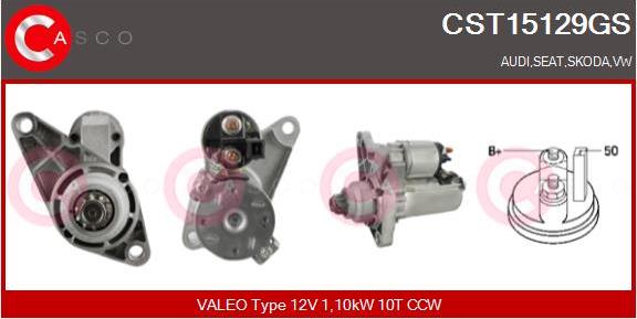 Casco CST15129GS - Starter car-mod.net