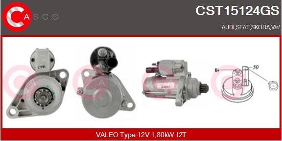Casco CST15124GS - Starter car-mod.net