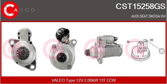 Casco CST15258GS - Starter car-mod.net