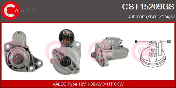 Casco CST15209GS - Starter car-mod.net