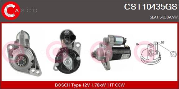 Casco CST10435GS - Starter car-mod.net