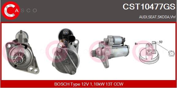 Casco CST10477GS - Starter car-mod.net