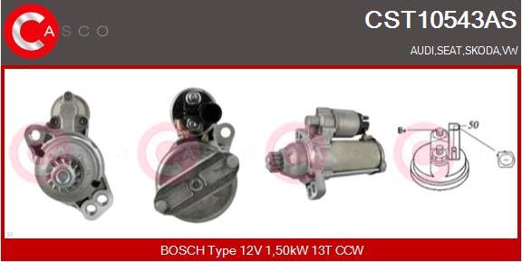 Casco CST10543AS - Starter car-mod.net