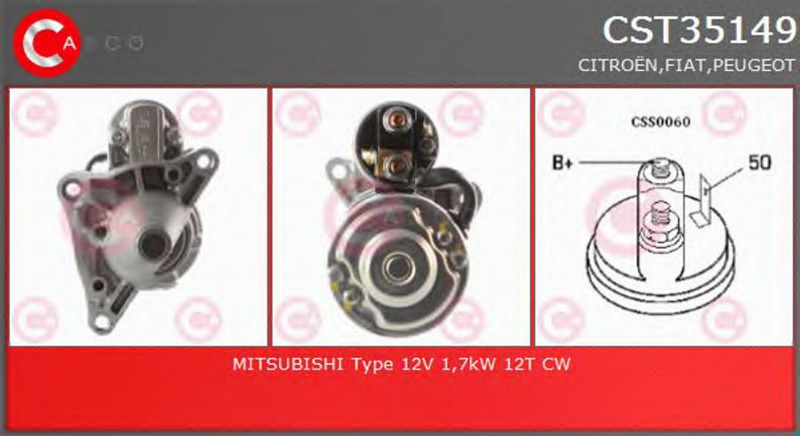 Casco CST35149 - Starter car-mod.net