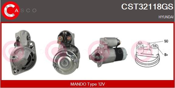 Casco CST32118GS - Starter car-mod.net