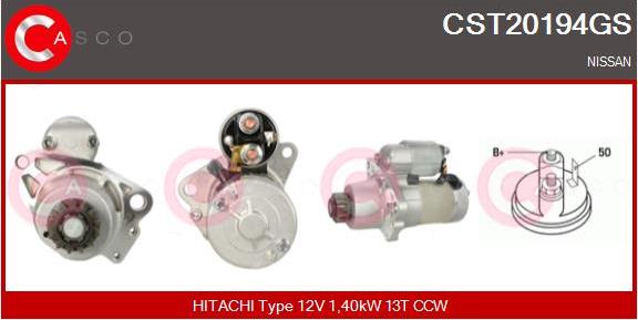 Casco CST20194GS - Starter car-mod.net