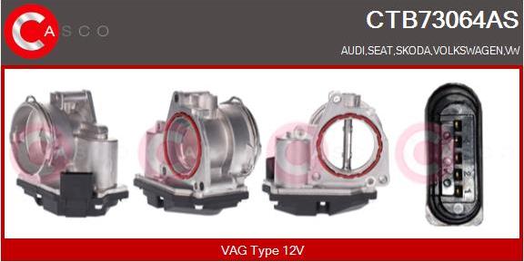 Casco CTB73064AS - Throttle body car-mod.net