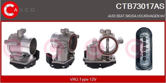 Casco CTB73017AS - Throttle body car-mod.net