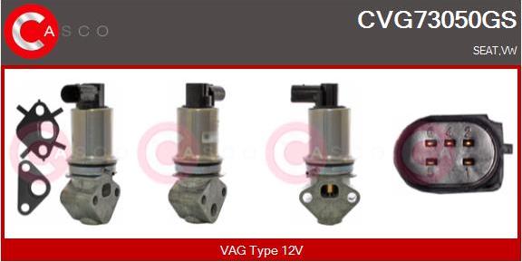 Casco CVG73050GS - EGR Valve car-mod.net