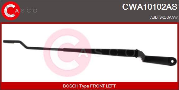 Casco CWA10102AS - Wiper Arm, window cleaning car-mod.net