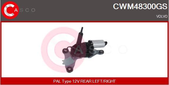 Casco CWM48300GS - Wiper Motor car-mod.net