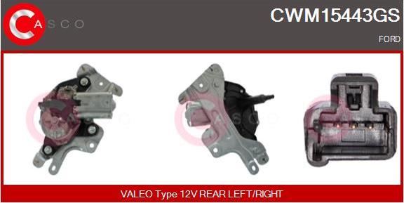 Casco CWM15443GS - Wiper Motor car-mod.net