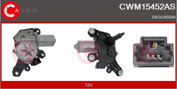 Casco CWM15452AS - Wiper Motor car-mod.net