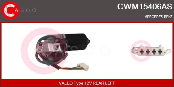 Casco CWM15406AS - Wiper Motor car-mod.net