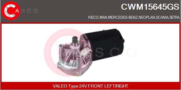 Casco CWM15645GS - Wiper Motor car-mod.net