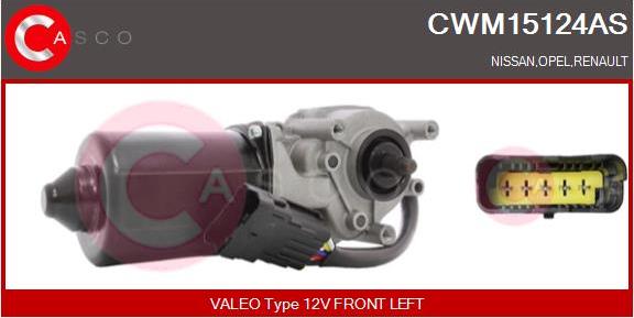 Casco CWM15124AS - Wiper Motor car-mod.net