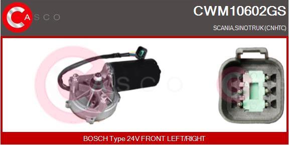 Casco CWM10602GS - Wiper Motor car-mod.net