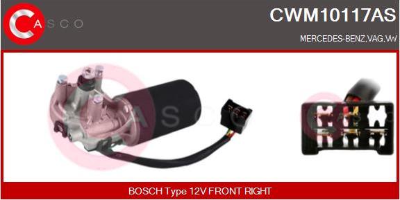 Casco CWM10117AS - Wiper Motor car-mod.net