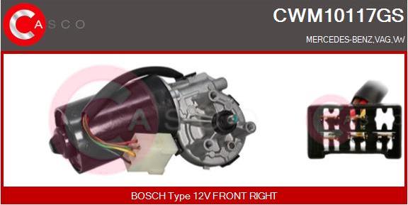 Casco CWM10117GS - Wiper Motor car-mod.net