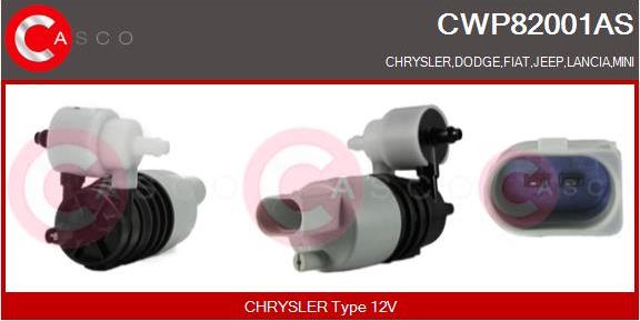 Casco CWP82001AS - Water Pump, window cleaning car-mod.net