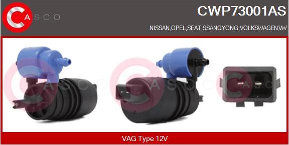 Casco CWP73001AS - Water Pump, window cleaning car-mod.net