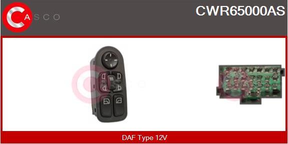 Casco CWR65000AS - Switch, window regulator car-mod.net