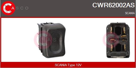 Casco CWR62002AS - Switch, window regulator car-mod.net