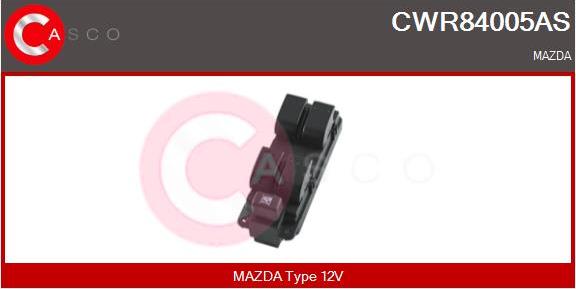 Casco CWR84005AS - Switch, window regulator car-mod.net