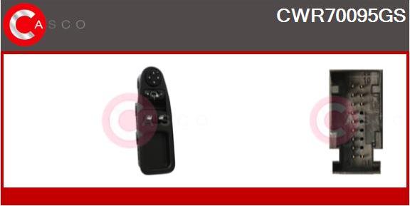 Casco CWR70095GS - Switch, window regulator car-mod.net
