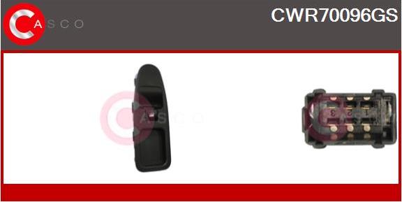Casco CWR70096GS - Switch, window regulator car-mod.net