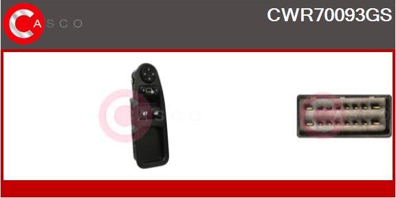 Casco CWR70093GS - Switch, window regulator car-mod.net