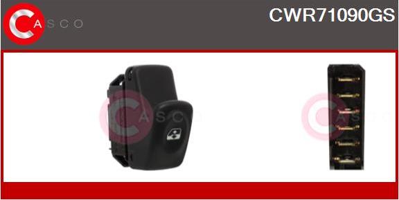 Casco CWR71090GS - Switch, window regulator car-mod.net