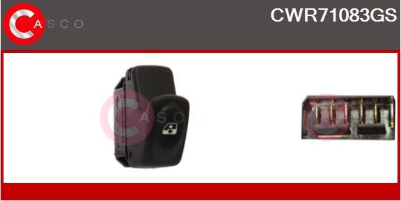 Casco CWR71083GS - Switch, window regulator car-mod.net