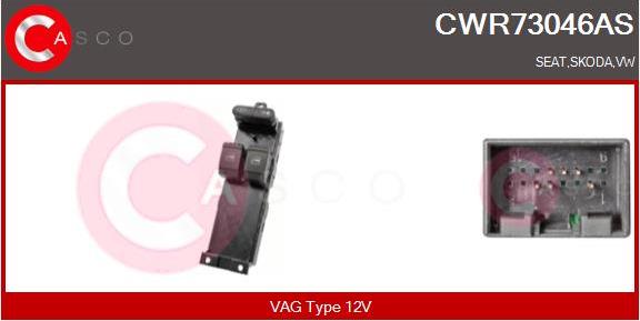 Casco CWR73046AS - Switch, window regulator car-mod.net