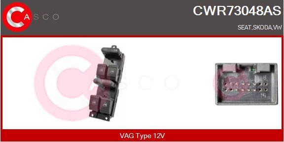 Casco CWR73048AS - Switch, window regulator car-mod.net
