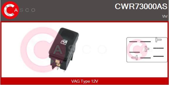 Casco CWR73000AS - Switch, window regulator car-mod.net