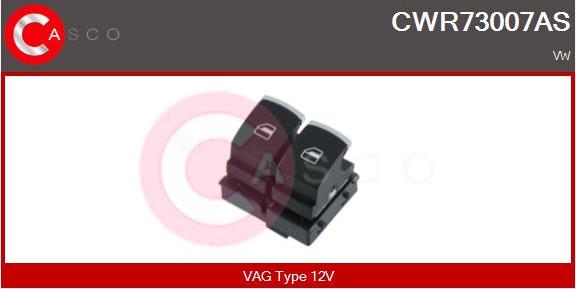 Casco CWR73007AS - Switch, window regulator car-mod.net
