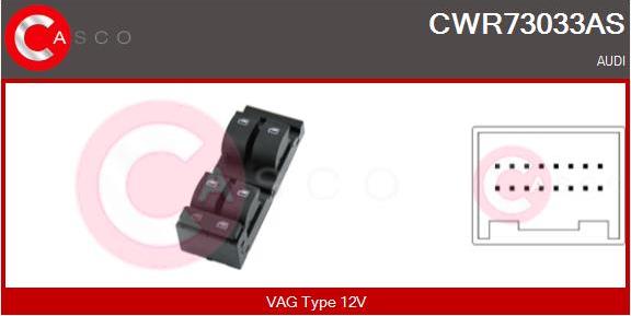 Casco CWR73033AS - Switch, window regulator car-mod.net