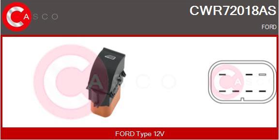 Casco CWR72018AS - Switch, window regulator car-mod.net