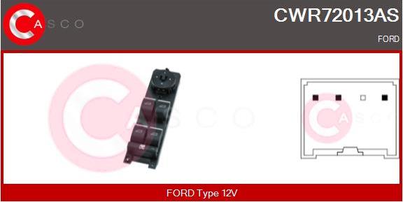 Casco CWR72013AS - Switch, window regulator car-mod.net