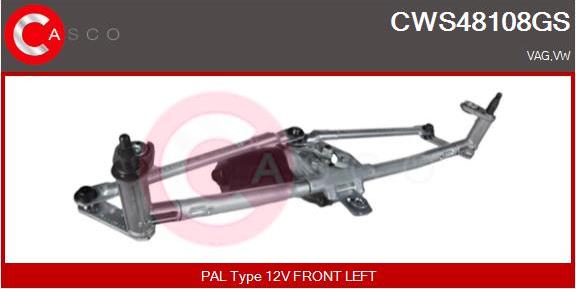 Casco CWS48108GS - Window Wiper System car-mod.net