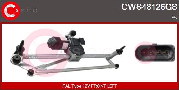 Casco CWS48126GS - Window Wiper System car-mod.net
