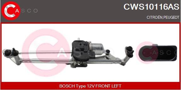 Casco CWS10116AS - Window Wiper System car-mod.net