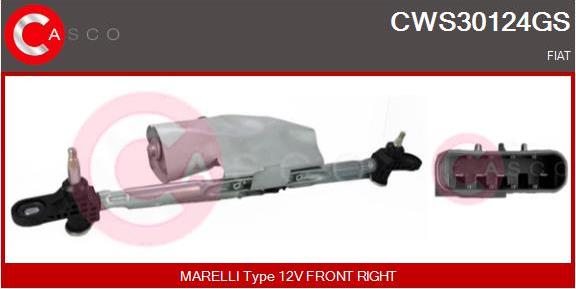 Casco CWS30124GS - Window Wiper System car-mod.net