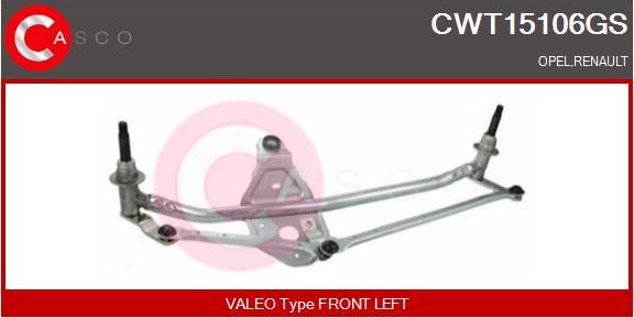 Casco CWT15106GS - Wiper Linkage car-mod.net