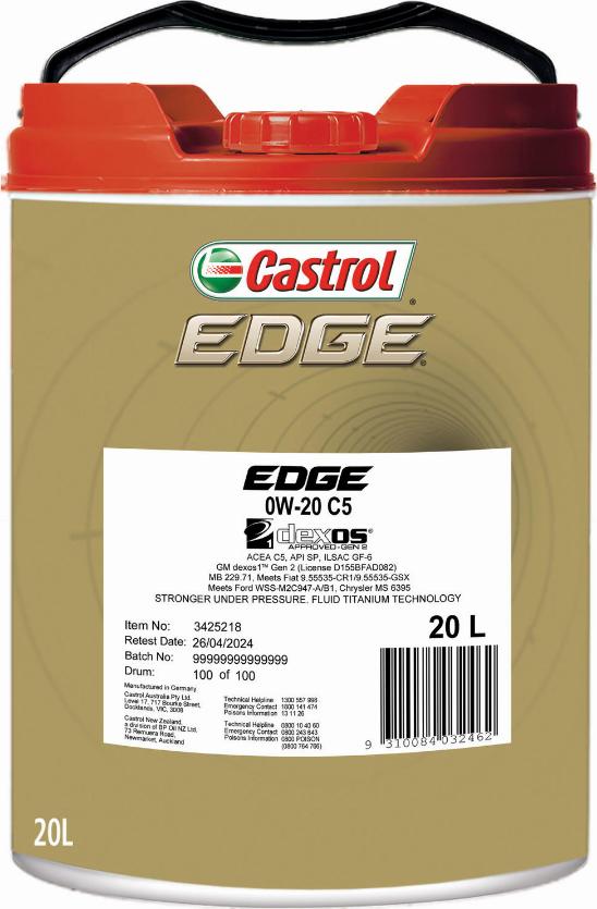 CASTROL 3425218 - Engine Oil car-mod.net